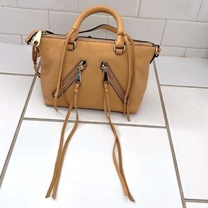 Rebecca Minkoff leather crossbody tote bag purse